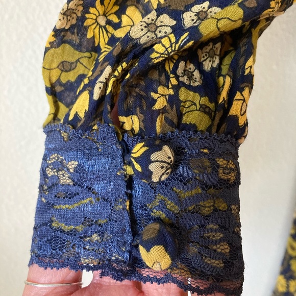 Chasing Unicorns💫 Izabella Duster Dress {Midnight Bloom} sz Small - Picture 12 of 15